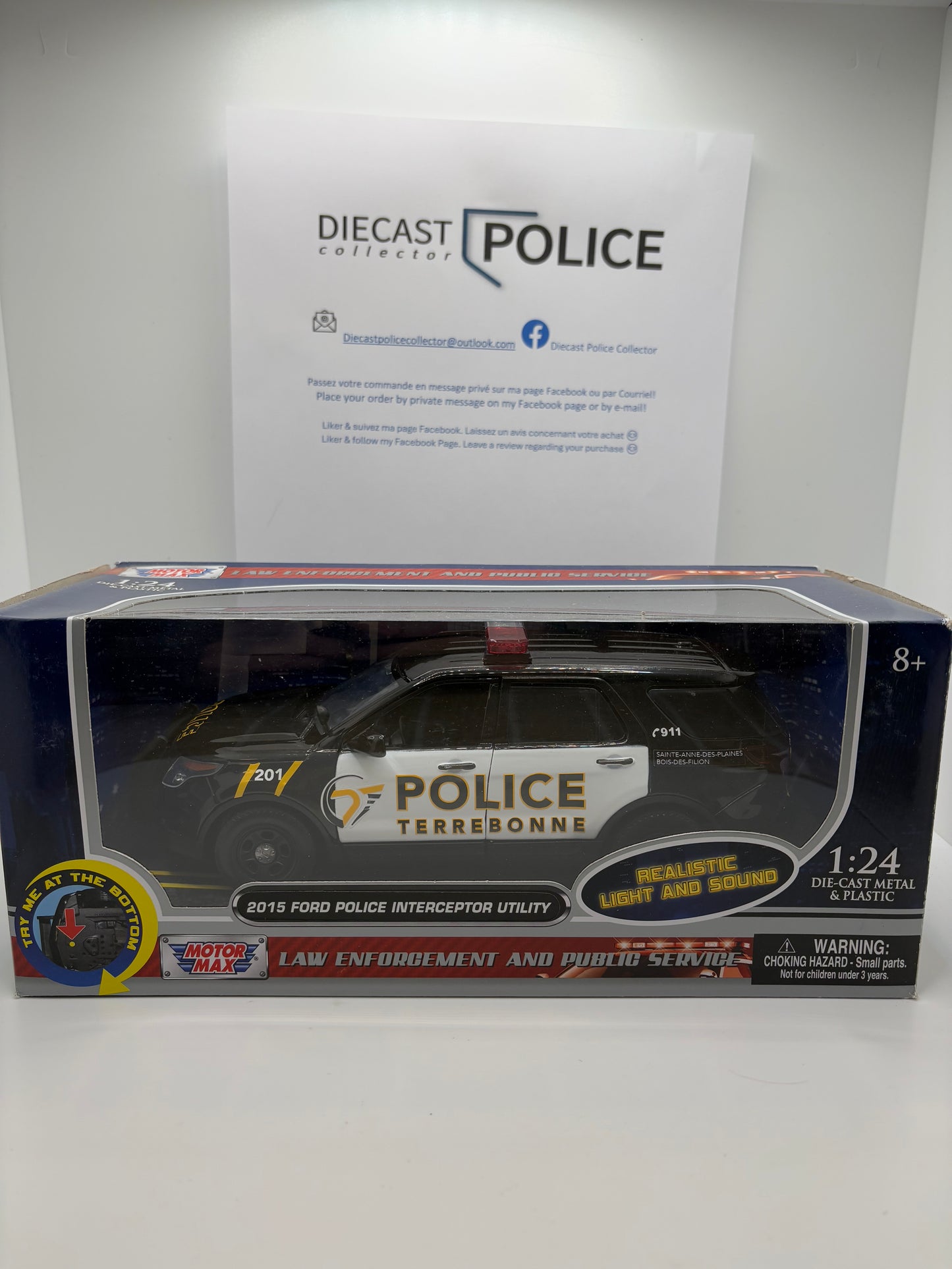 Service de police de Terrebonne - Explorer 2015 *UN EXEMPLAIRE PERSONNALISÉ INCLUS *DÉFAUT*