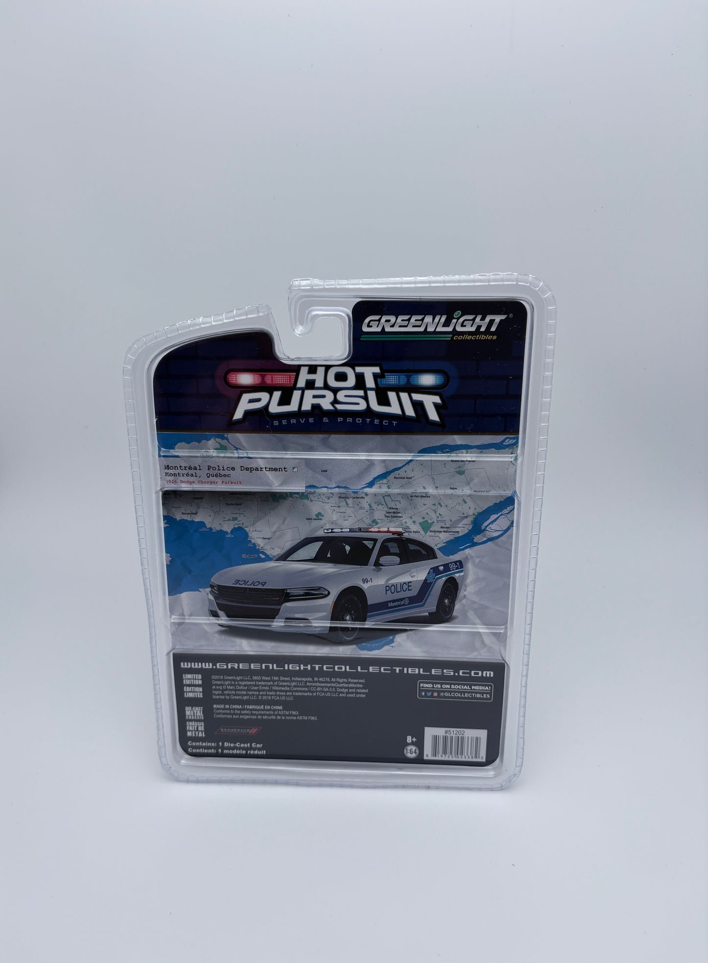 Service de Police de la Ville de Montréal SPVM - Dodge Charger 2016 - 1/64