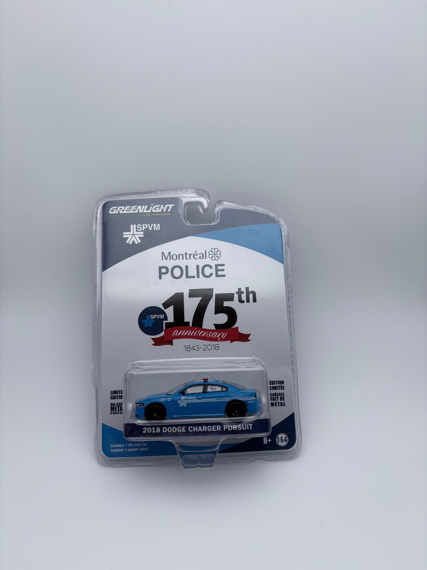 Service de Police de la Ville de Montréal SPVM - Dodge Charger 2018 *175e anniversaire - 1/64