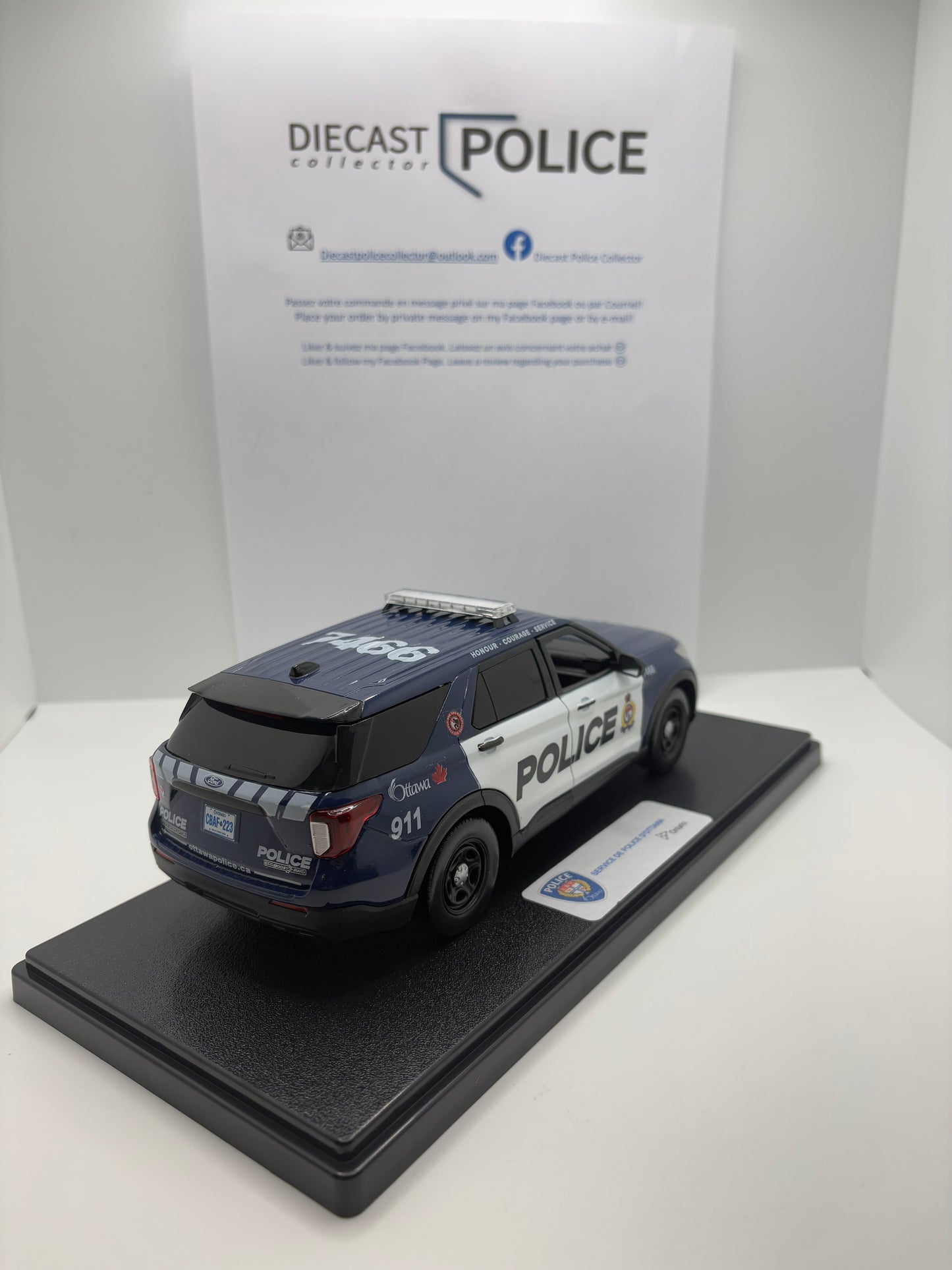Service de police d’Ottawa - Ford Explorer 2022 1/24