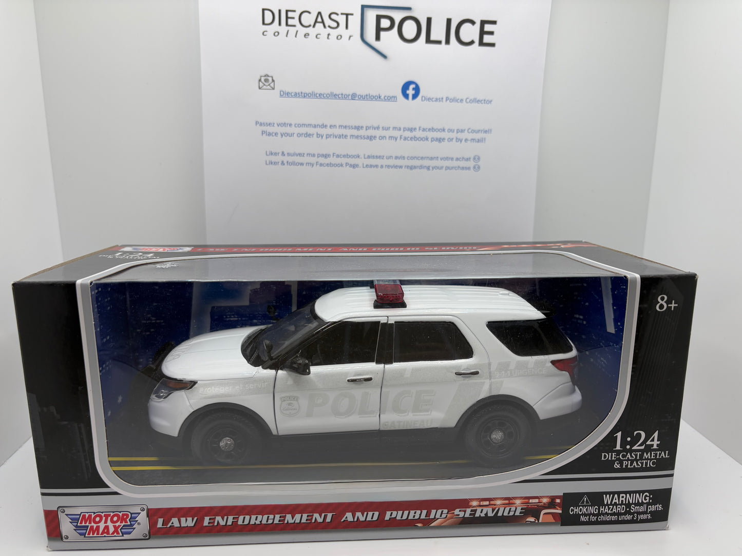 Service de Police de la Ville de Gatineau - Ford Explorer 2015 1/24 - Semi-Banalisé