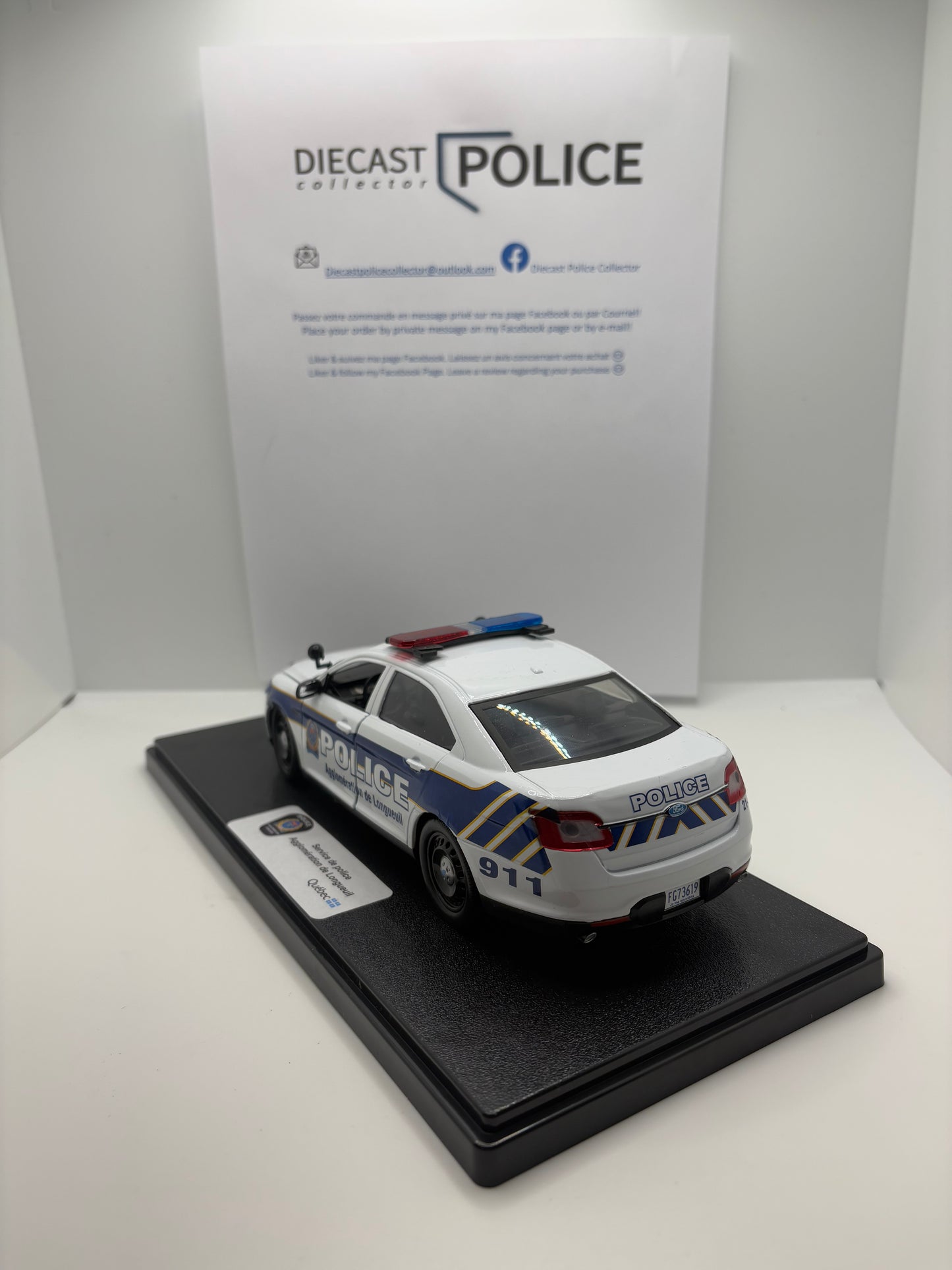 Service de police de l’agglomération de Longueuil - Ford Taurus 2015 1/24